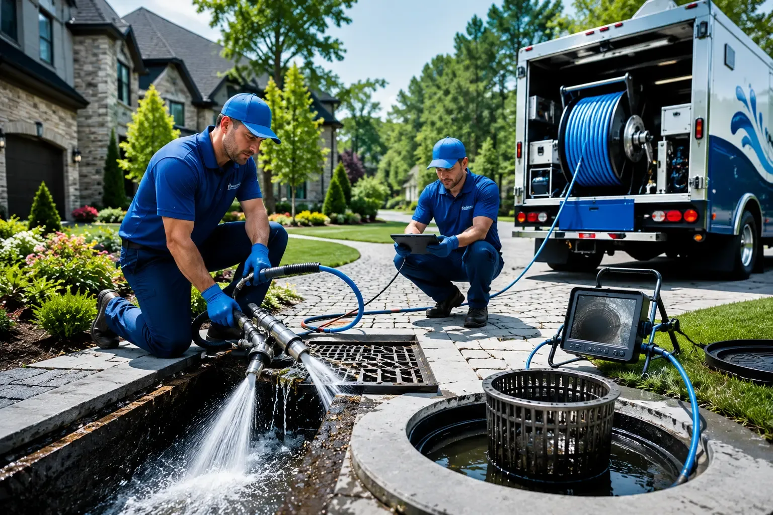 Local outdoor drain cleaning professionals in New Boston, MI
